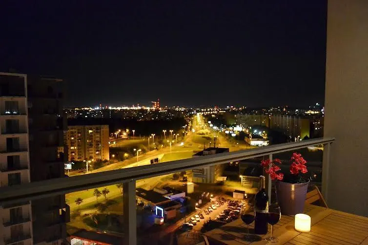 Apartament Nice View -16piętro, parking podziemny, blisko morza Gdańsk